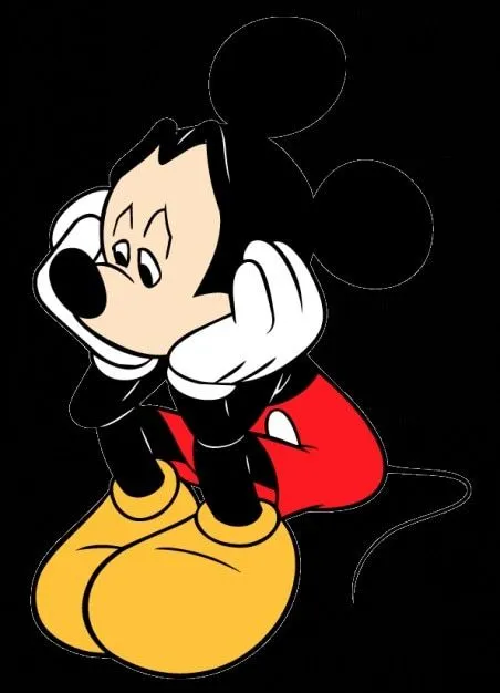 Triste Clipart mickey mouse | Descargar Vectores gratis