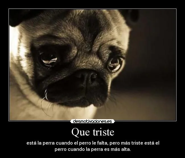 Que triste | Desmotivaciones