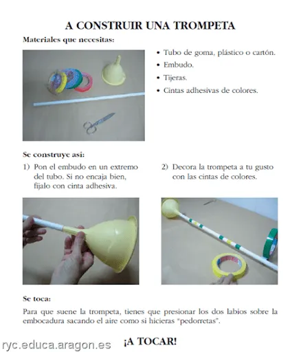 Como hacer una trompeta con material reciclable - Imagui Como hacer una trompeta con material reciclable - Imagui
