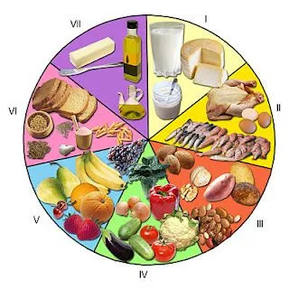 Trompo de alimentos para colorear - Imagui