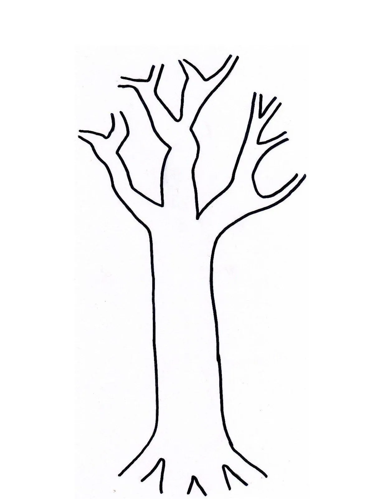 Tronco de arbol para colorear - Imagui