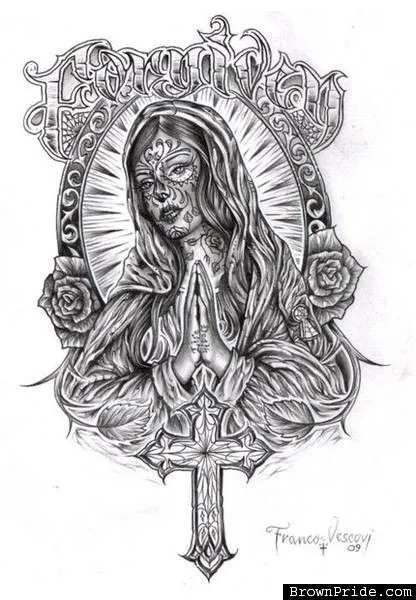 TROPICALIZER: Virgen de Guadalupe // Cholo art