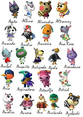 Trucos para Animal Crossing: Wild World: Vecinos (letra A) Trucos para Animal Crossing: Wild World: Vecinos (letra A)