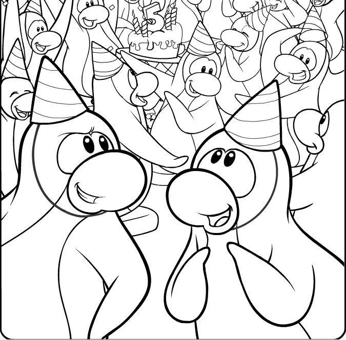 Club Penguin Cheats 2013 | Ninja999x: nueva imagen para colorear!