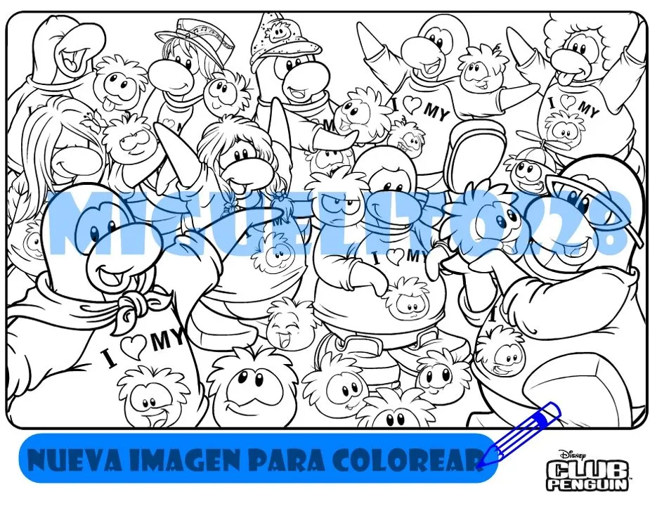 Trucos de Club Penguin con Miguelito228: Nueva imagen para colorear Trucos de Club Penguin con Miguelito228: Nueva imagen para colorear