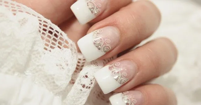 Decoración de uñas de acrilico para novias - Imagui Decoración de uñas de acrilico para novias - Imagui