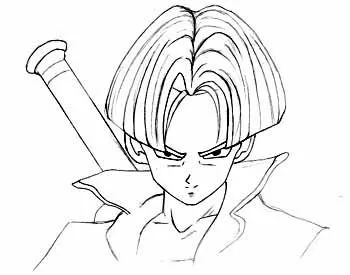 Trunks de Dragon Ball Z - Tutoriales de Como dibujar a en ...