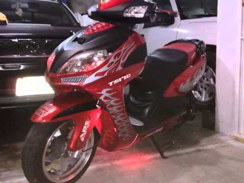 Ts 170 motoneta tuning - YouTube