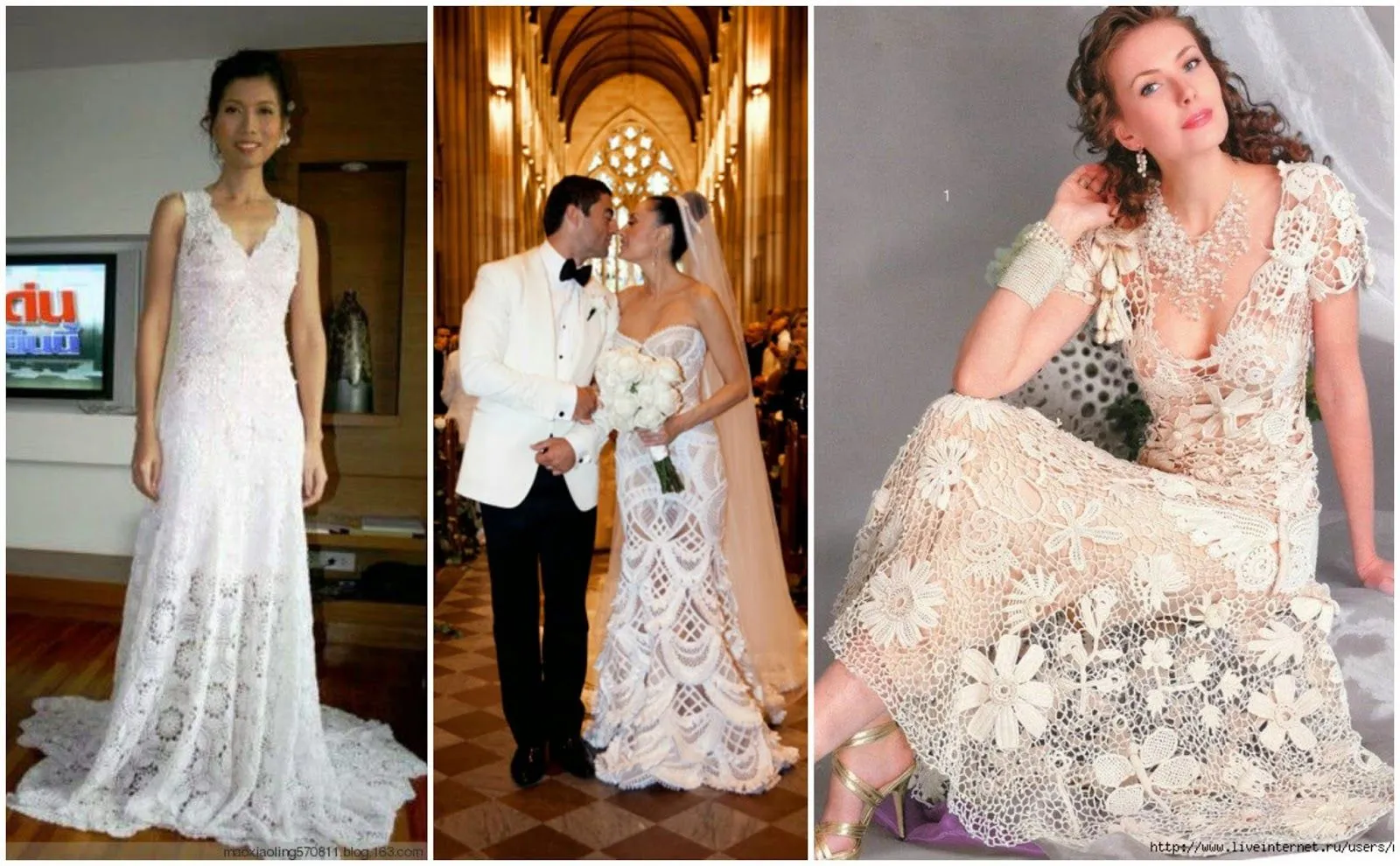 Tsukeeno's: Bodas al crochet: vestidos de novia Tsukeeno's: Bodas al crochet: vestidos de novia