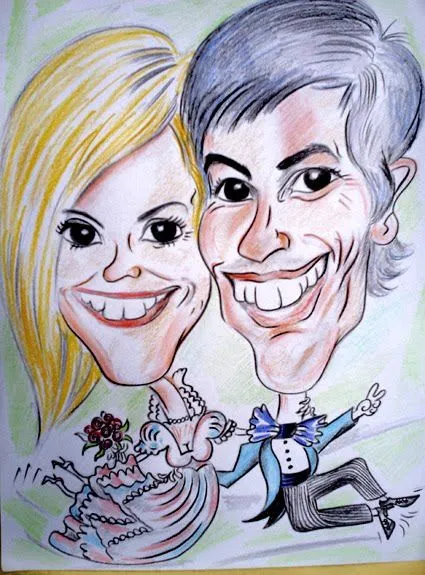 TÚ CARICATURA en 5 Minutos: Caricatura de J.R. y Sra,.Bodas de ... TÚ CARICATURA en 5 Minutos: Caricatura de J.R. y Sra,.Bodas de ...