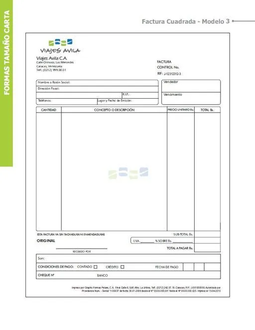 Tu-Factura.net. :::Impresión de facturas autorizadas por el SENIAT ...