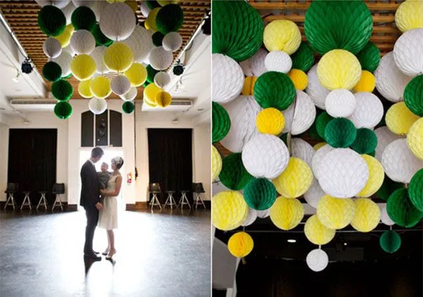 Tul y Flores · Inspiración para tu boda: Bolas de papel de nido de ... Tul y Flores · Inspiración para tu boda: Bolas de papel de nido de ...