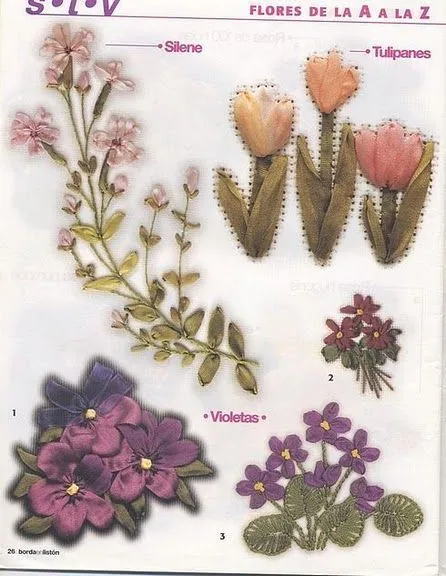 TULIPANES BORDADOS EN CINTA | Bordado en cintas | Pinterest TULIPANES BORDADOS EN CINTA | Bordado en cintas | Pinterest