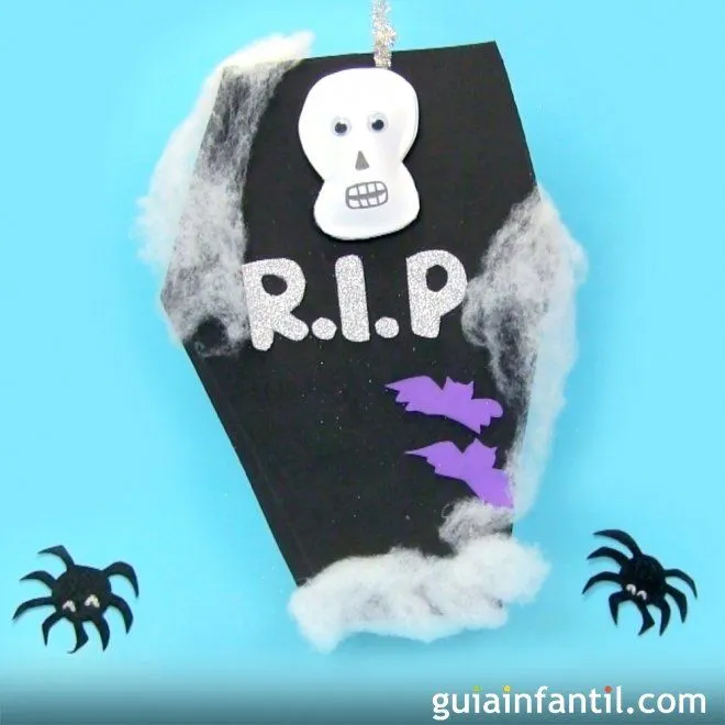 Tumba decorativa. Manualidades para Halloween Tumba decorativa. Manualidades para Halloween