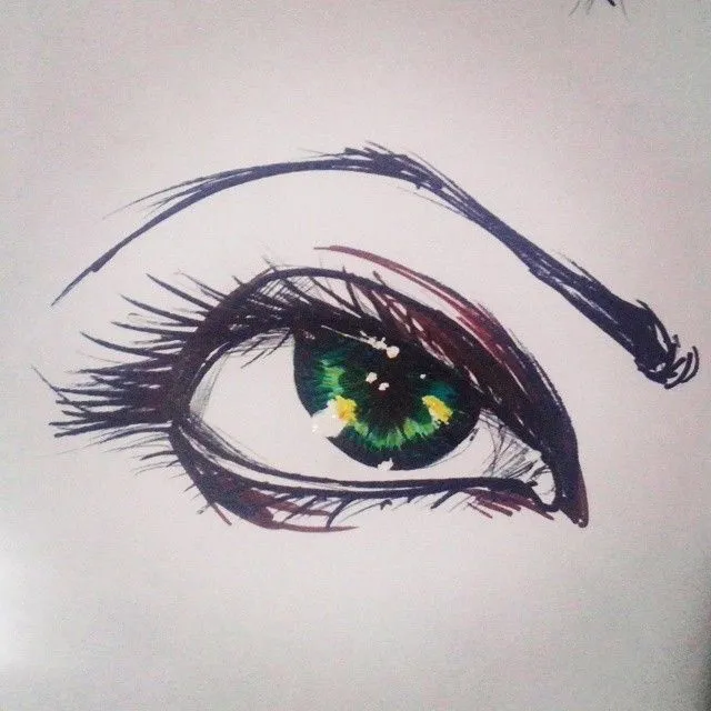 El Tumblr de Maga — Un ultimo #ojo #verde #dibujo #marcador ... El Tumblr de Maga — Un ultimo #ojo #verde #dibujo #marcador ...