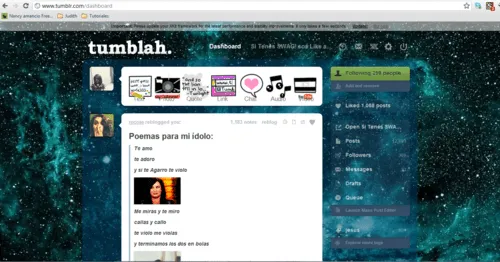 Tumblr Tutoriales, Como cambiarle el color del fondo al Dashboard ... Tumblr Tutoriales, Como cambiarle el color del fondo al Dashboard ...