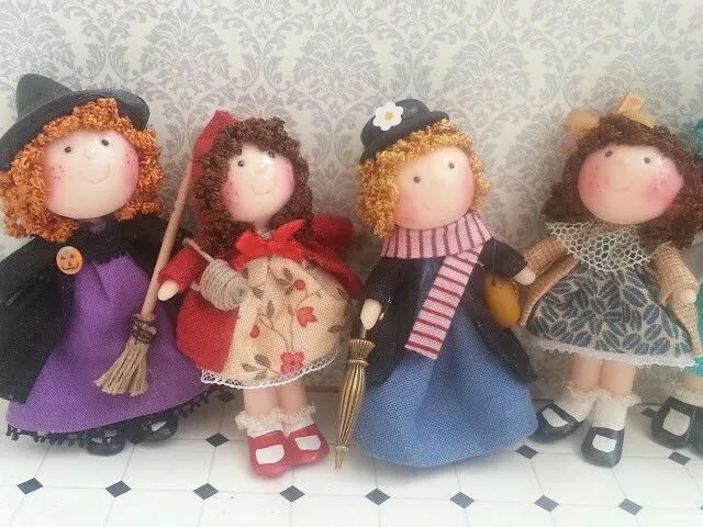 Tumimas Mary Poppins, bruja, caperucita... http://tumimadolls ...