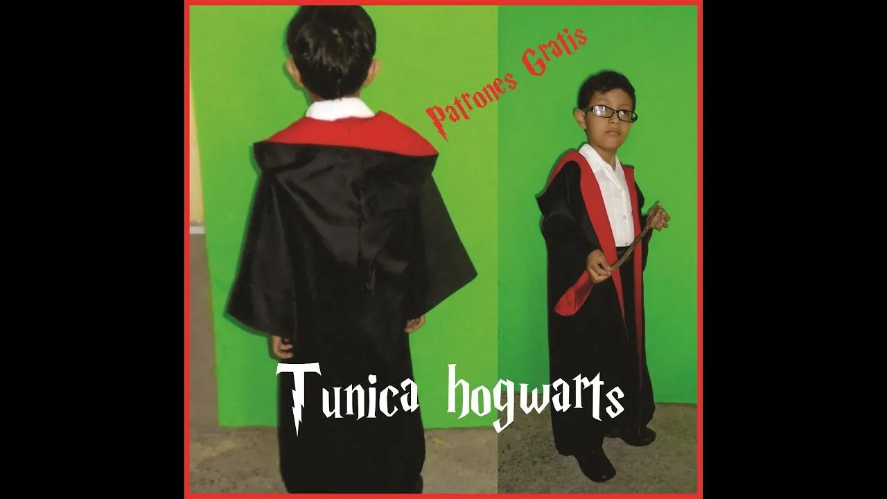 Túnica harry potter + patrones Gratis - YouTube Túnica harry potter + patrones Gratis - YouTube