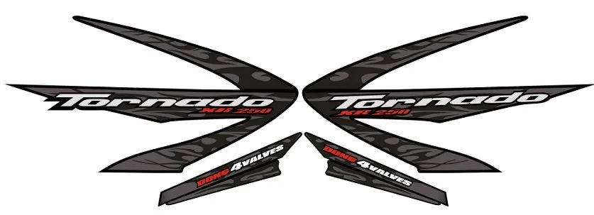 Tuning Motos Honda Tornado 250 Calcomanias, Monster, Fox - S/. 50 ...