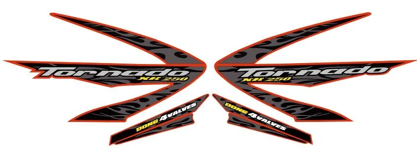 Tuning Motos Honda Tornado 250 Calcomanias, Monster, Fox - S/. 50 ... Tuning Motos Honda Tornado 250 Calcomanias, Monster, Fox - S/. 50 ...