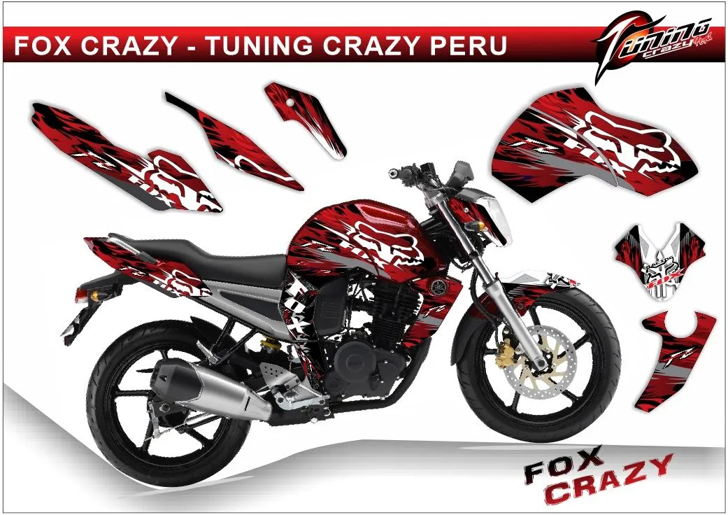 Tuning Motos Yamaha Fz16, Monster, Rockstar, Fox Stickers - S ... Tuning Motos Yamaha Fz16, Monster, Rockstar, Fox Stickers - S ...