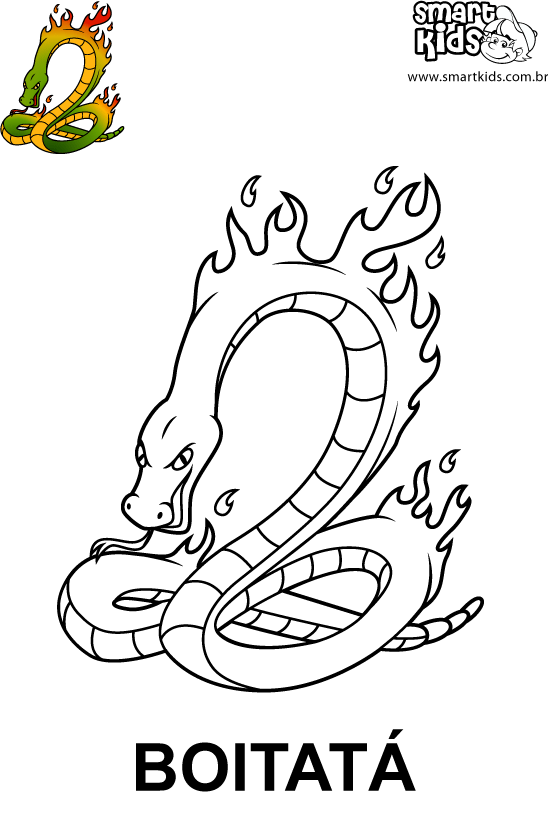 Turma 143: Personagens folclóricos para colorir