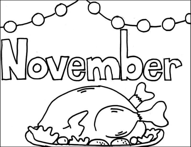 Turquía Para Noviembre para colorear, imprimir e dibujar –ColoringOnly.Com Turquía Para Noviembre para colorear, imprimir e dibujar –ColoringOnly.Com