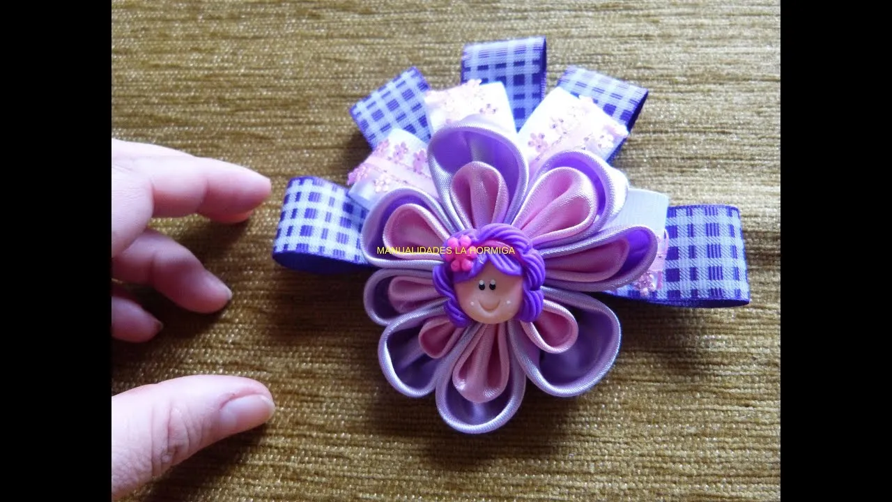 tutorial accesorios flores moños lazos en cinta y tela para el ...