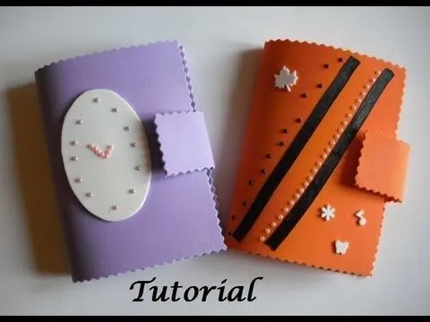 Tutorial Agenda en Goma Eva o Foamy - YouTube