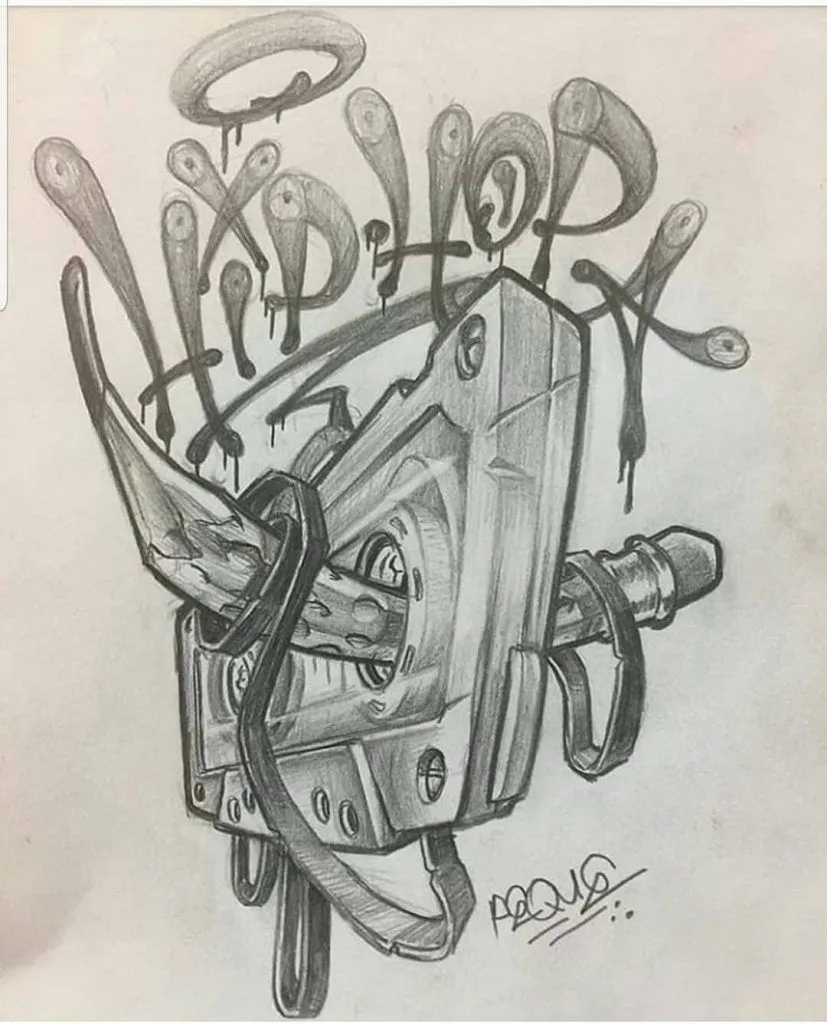 Tutorial: aprender a dibujar graffiti en 10 pasos | Dibujo.net Tutorial: aprender a dibujar graffiti en 10 pasos | Dibujo.net