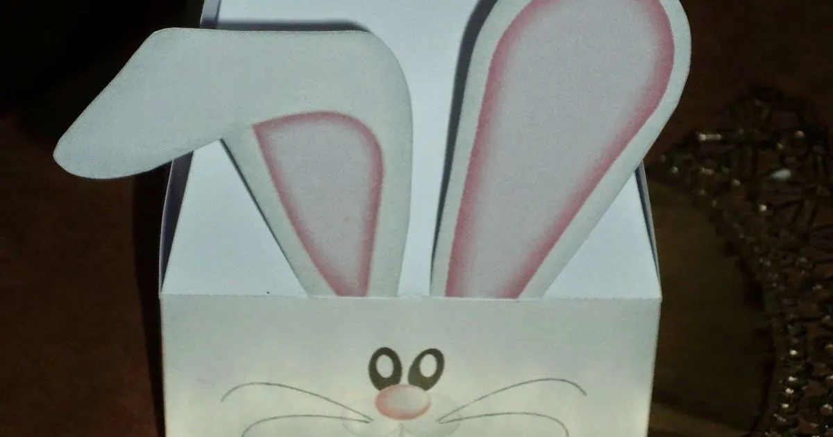 Tutorial de Artesanías: Pascua: Caja con conejito Tutorial de Artesanías: Pascua: Caja con conejito