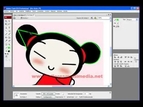 Tutorial básico - dibujo en Flash CS3 - YouTube