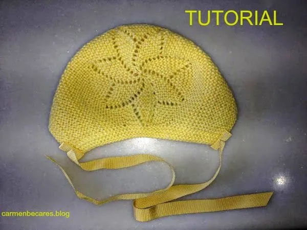 TUTORIAL BEBE. CAPOTA ESTRELLA ( tejido: dos agujas) | calceta ... TUTORIAL BEBE. CAPOTA ESTRELLA ( tejido: dos agujas) | calceta ...