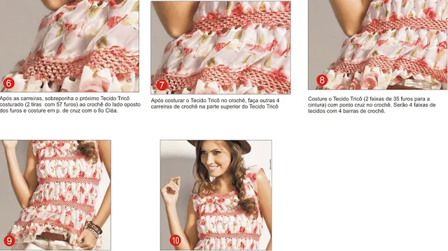 Tutorial Blusa Combinada con Crochet - Patrones Crochet