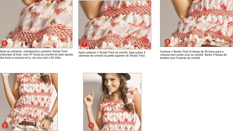 Tutorial Blusa Combinada con Crochet - Patrones Crochet