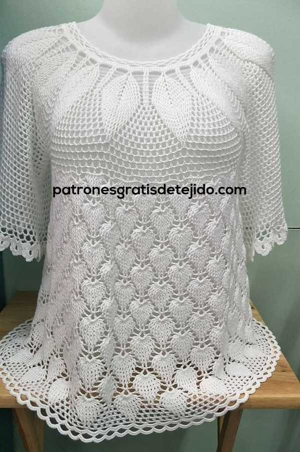 Tutorial de Blusa Crochet Paso a Paso