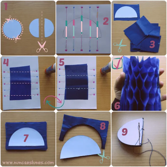 Tutorial bola nido de abeja | Nunca es lunes