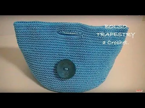 TUTORIAL ¡¡ BOLSO/ CARTERA TAPESTRY CROCHET - YouTube