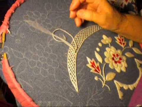 Tutorial Bordado en Lana - María García- - YouTube Tutorial Bordado en Lana - María García- - YouTube