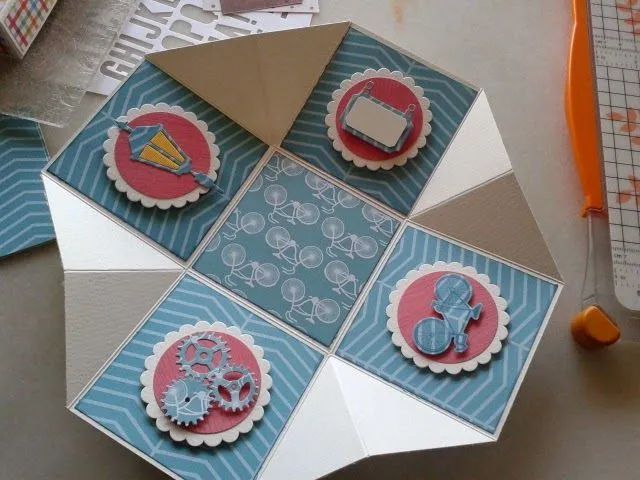 TUTORIAL DE CAJA EXPLOSIVA | DIY - TECNICAS - PATRONES - IDEAS ...