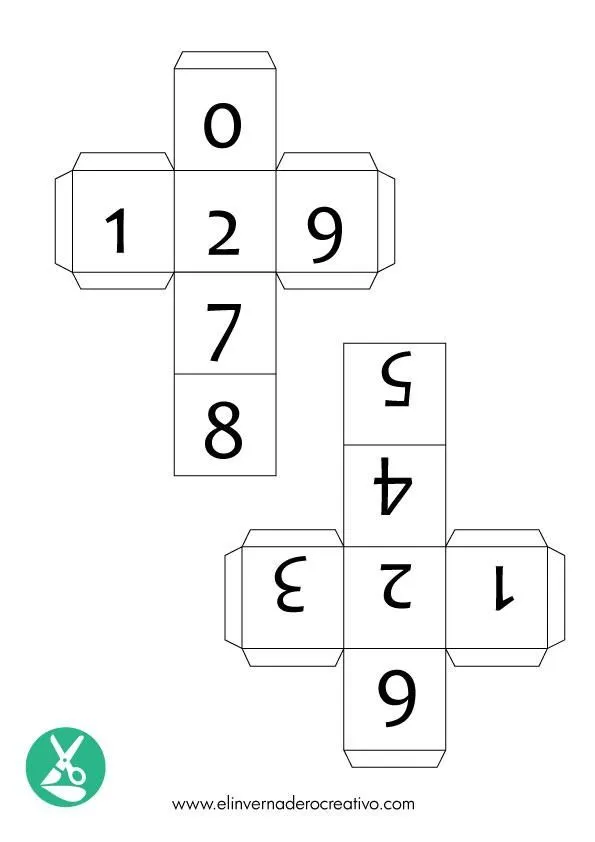 Tutorial: Calendario de cubos + Plantilla gratuita | Manualidades