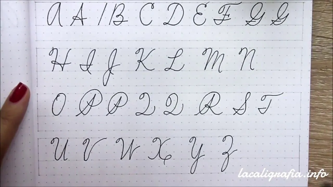 Uppercase Spencerian Step by Step - YouTube Uppercase Spencerian Step by Step - YouTube