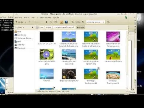 Tutorial como cambiar el fondo de pantalla para canaima - YouTube Tutorial como cambiar el fondo de pantalla para canaima - YouTube