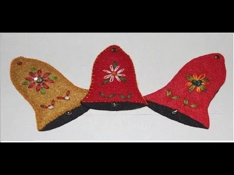 Tutorial Como Hacer una Campana Navidena Parte 1 - YouTube