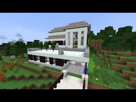 TUTORIAL DE COMO HACER UNA CASA BONITA Y MODERNA EN MINECRAFT #3 ... TUTORIAL DE COMO HACER UNA CASA BONITA Y MODERNA EN MINECRAFT #3 ...