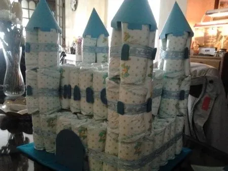 Tutorial castillo de paÑales - Manualidades - Foro Bodas.net Tutorial castillo de paÑales - Manualidades - Foro Bodas.net
