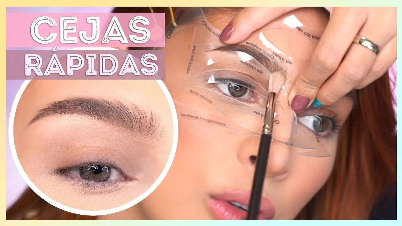 TUTORIAL DE CEJAS FÁCIL Y RÁPIDO CON PLANTILLA - YouTube TUTORIAL DE CEJAS FÁCIL Y RÁPIDO CON PLANTILLA - YouTube