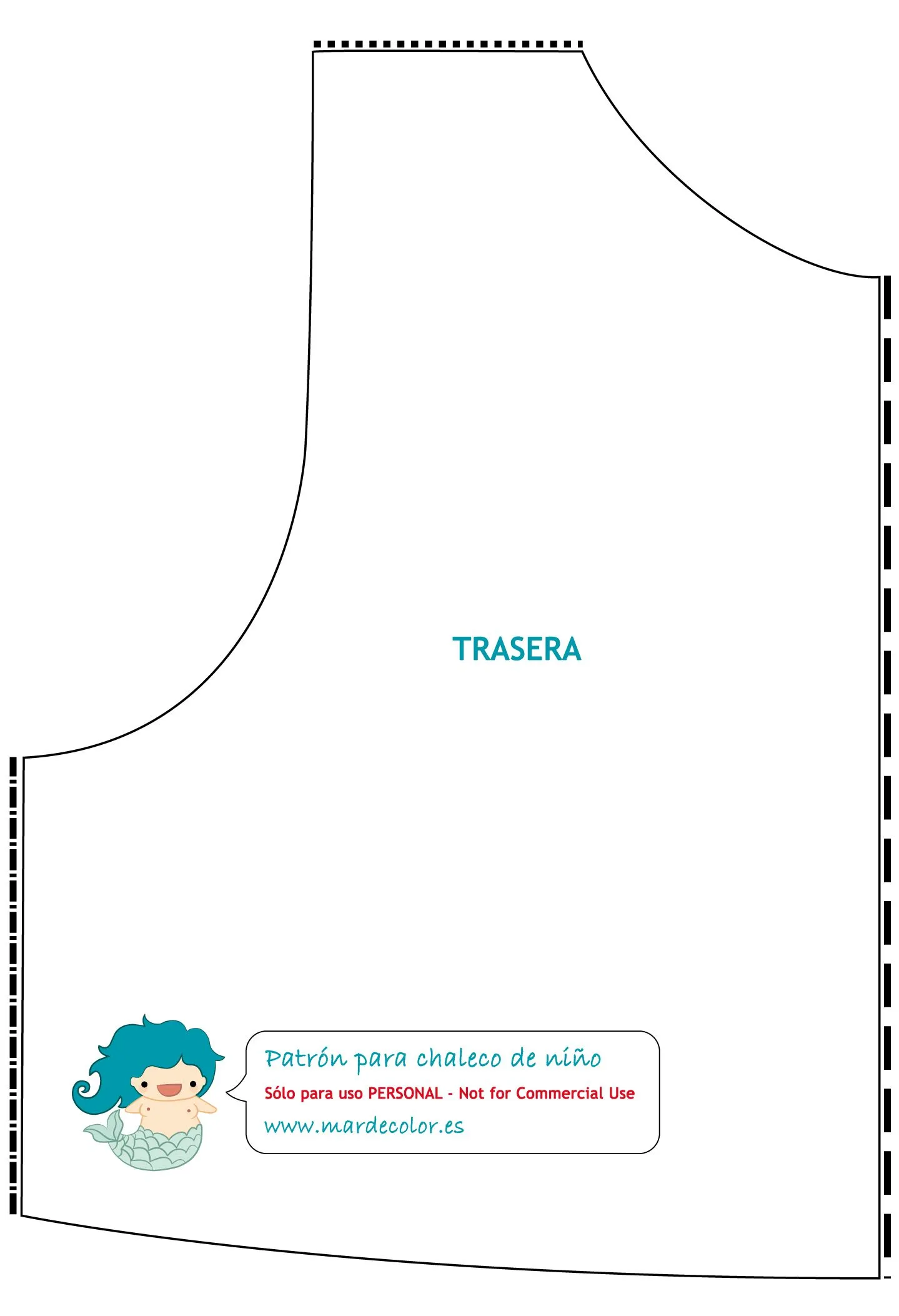Tutorial chaleco de lunares Día de Andalucía con patrones Tutorial chaleco de lunares Día de Andalucía con patrones