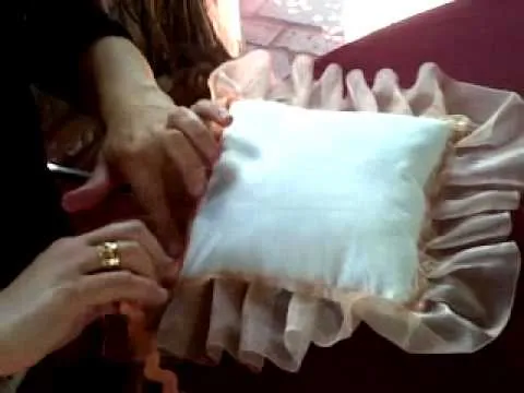Tutorial - Cojín para alianzas de ceremonia ... Tutorial - Cojín para alianzas de ceremonia ...