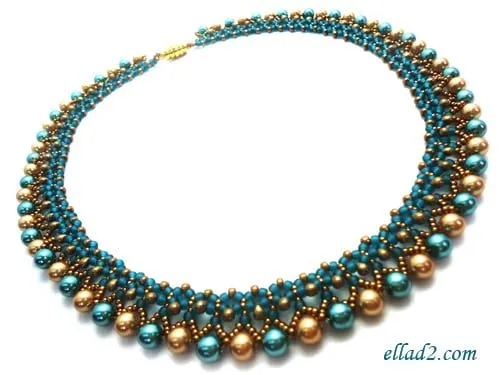 Tutorial Collar Freya - Tutoriales y Patrones de Abalorios Tutorial Collar Freya - Tutoriales y Patrones de Abalorios